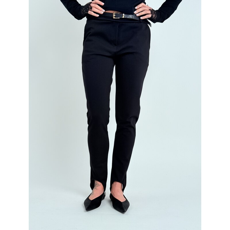 Voga Móda Čierne nohavicové kaliopky LUX 66909307