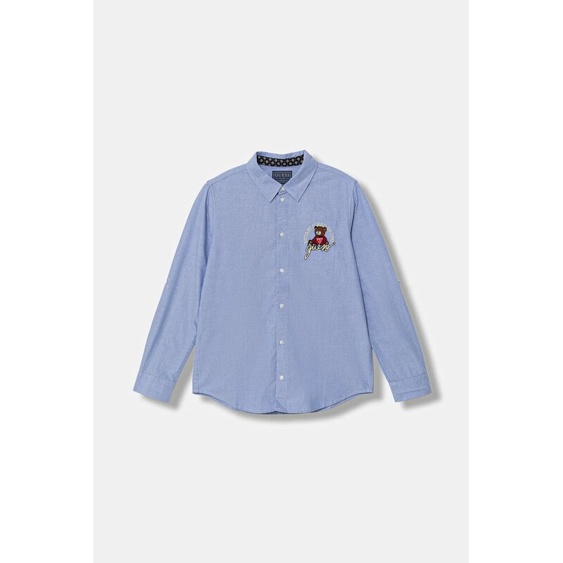 Detská bavlnená košeľa Guess 59062012