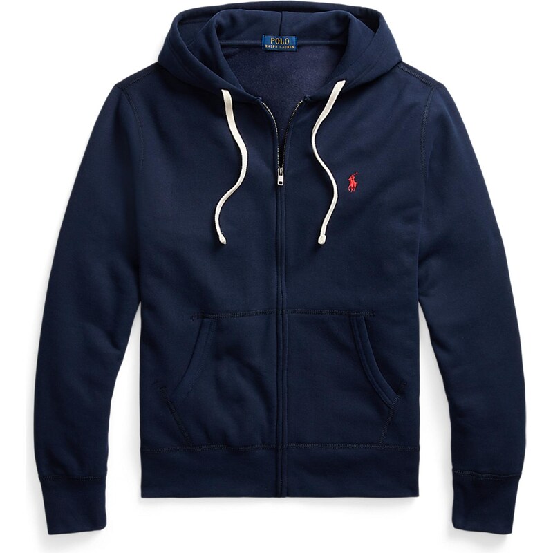 Polo Ralph Lauren Tepláková bunda tmavomodrá / melónová 54228006