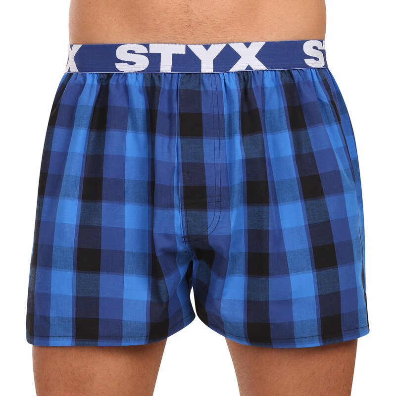 E-shop Pánske trenky Styx športová guma viacfarebné (B0103)