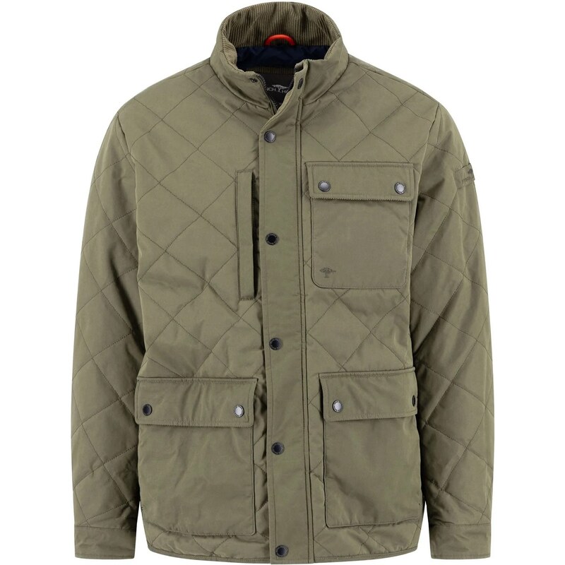 Pánska kaki prešívaná dizajnová bunda FYNCH-HATTON 66909886