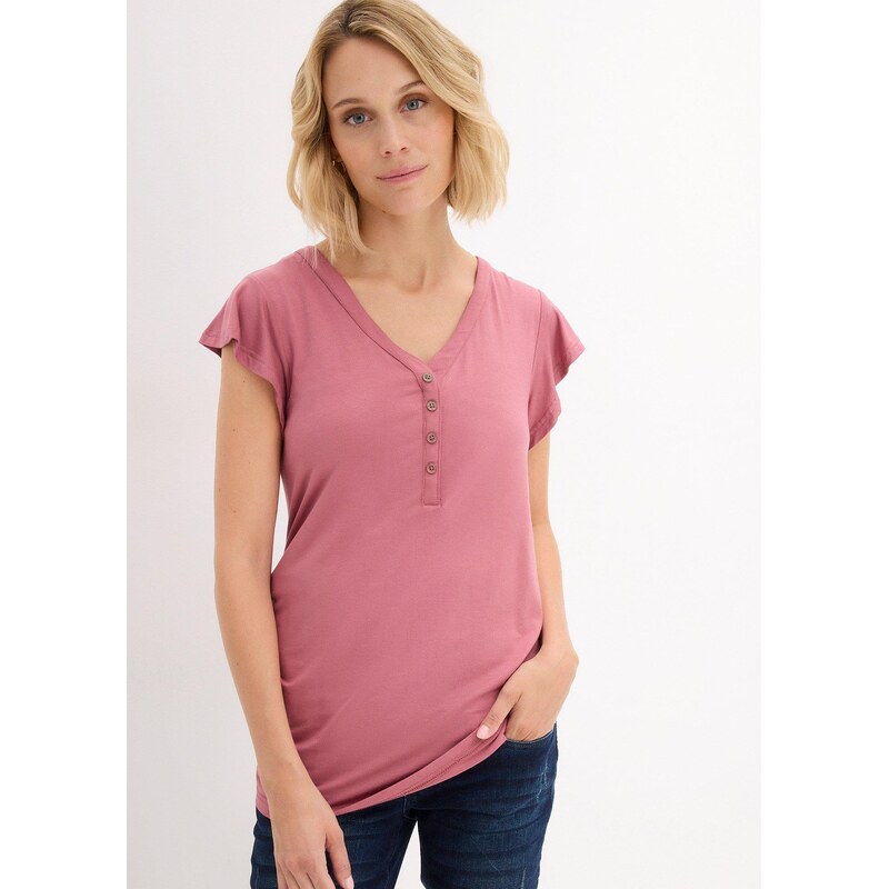 bonprix Materské tričko/na dojčenie z udržateľnej viskózy, farba 44961192
