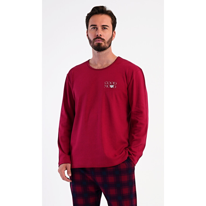 Vienetta MAN Pánske dlhé pyžamo Dobrá nálada 67261394