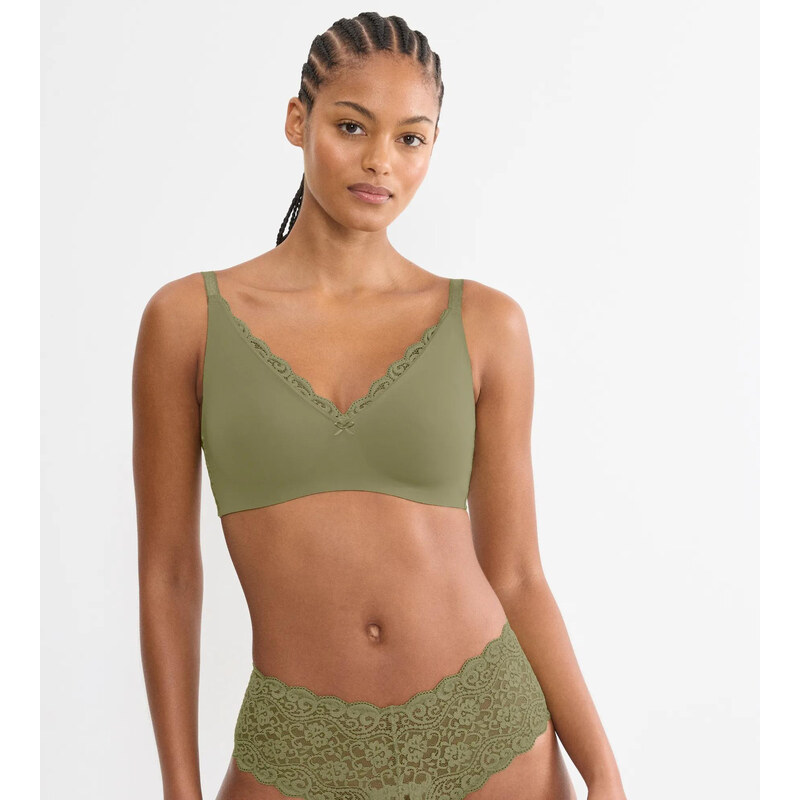 Dámska podprsenka Amourette N01 - GREEN - zelená 7855 - TRIUMPH 66910752