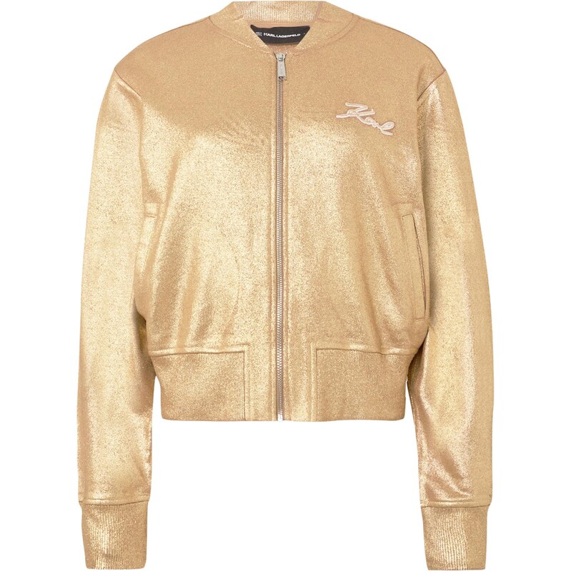 Karl Lagerfeld Tepláková bunda zlatá 66916283