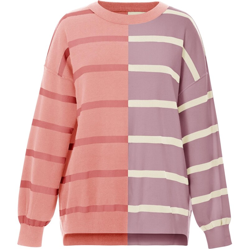 Imily Bela Mikina béžová / fialová / ružová 66916314