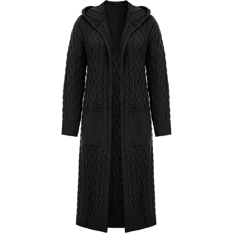 Imily Bela Pletený kabát čierna 66916325