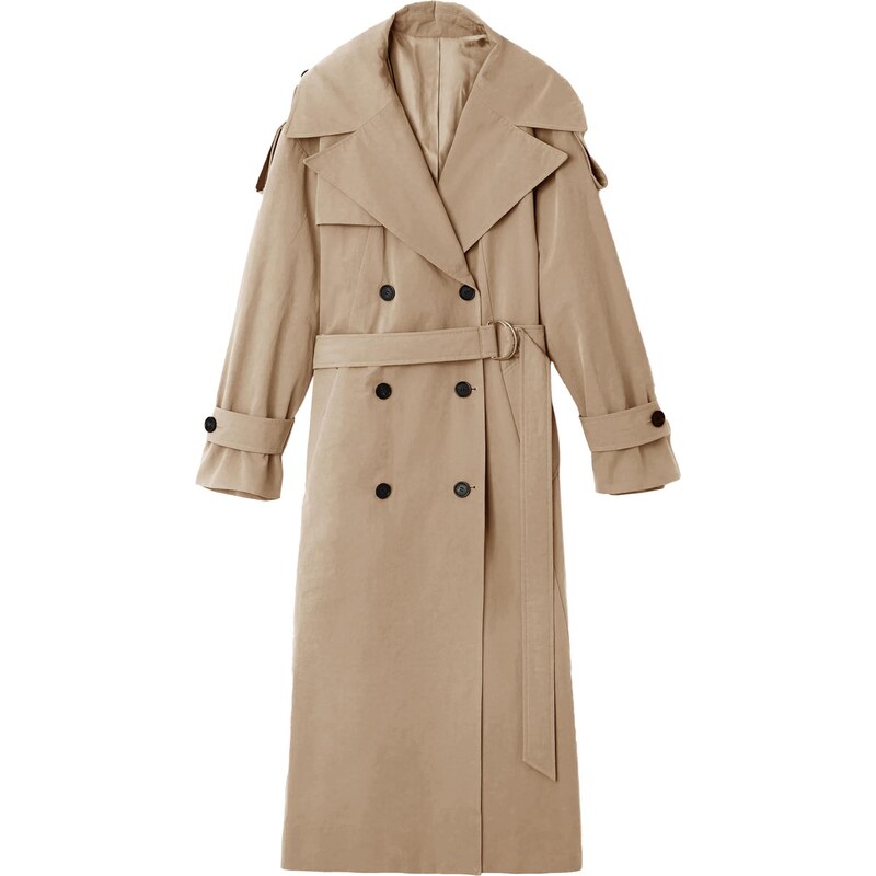 Imily Bela Prechodný kabát kaki 66916333