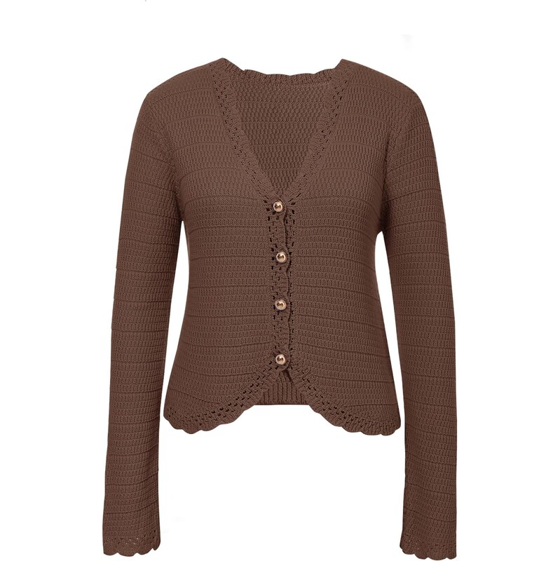 Imily Bela Kardigán hnedá 66916336