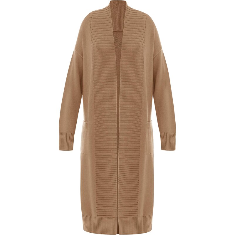 Imily Bela Pletený kabát farba ťavej srsti 66916364