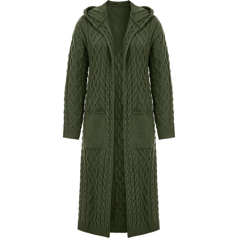 Imily Bela Pletený kabát zelená 66916394