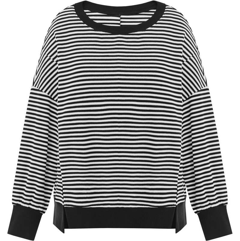 Imily Bela Mikina čierna / biela 66916405