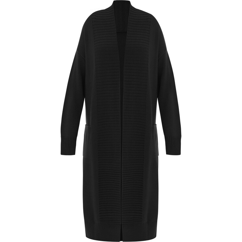 Imily Bela Pletený kabát čierna 66916406