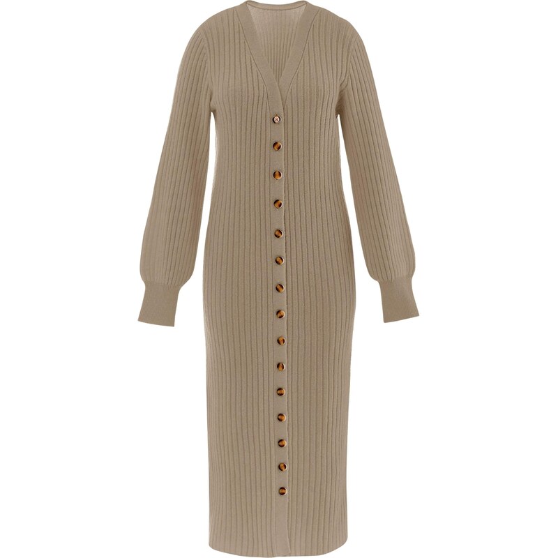 Imily Bela Pletený kabát kaki 66916389