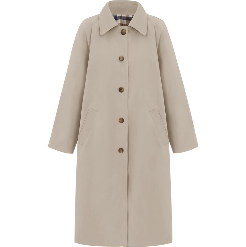 Imily Bela Prechodný kabát kaki 66916442