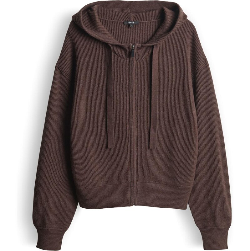 OPUS Kardigán Deso tmavohnedá 66916517