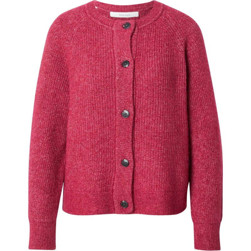 SELECTED Kardigán SLFLULU červená melírovaná 66916577