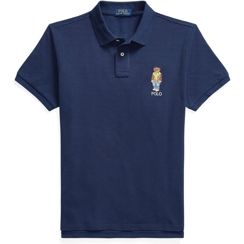 Polo Ralph Lauren Tričko námornícka modrá / svetlomodrá / kapučíno / 66916587