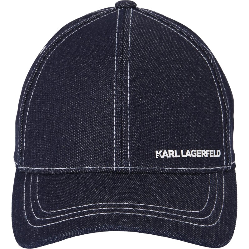 Karl Lagerfeld Čiapka tmavomodrá / biela 66916631