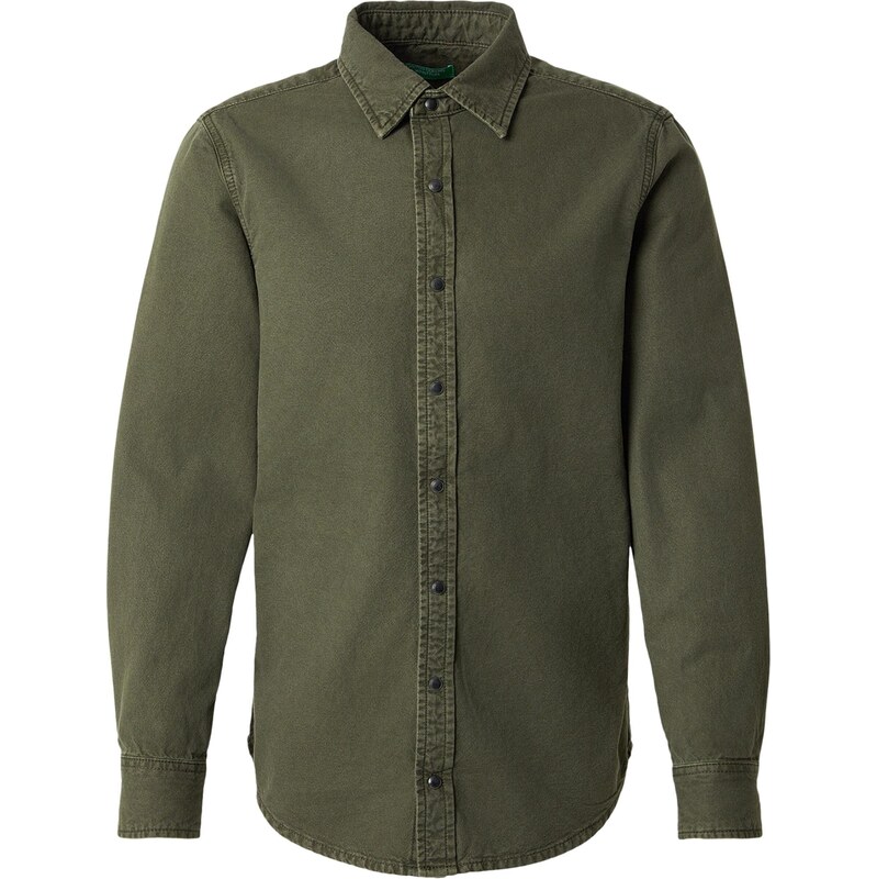 UNITED COLORS OF BENETTON Košeľa olivová 66916670