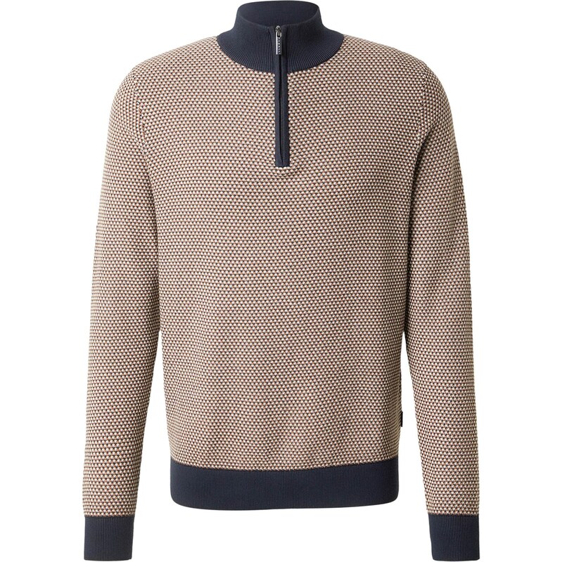 bugatti Sveter námornícka modrá / oranžová / biela 66916674