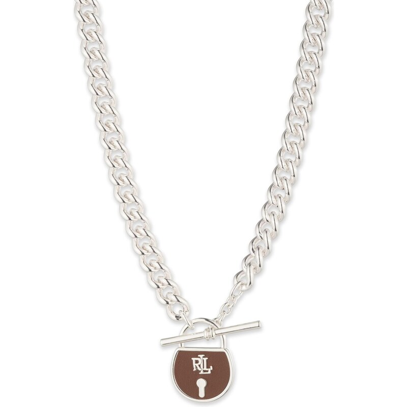 Lauren Ralph Lauren Retiazka hnedá / strieborná 66916700