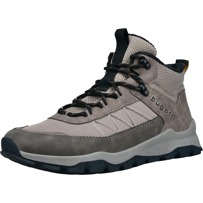 bugatti Šnurovacie čižmy tmavosivá / čierna 66916718