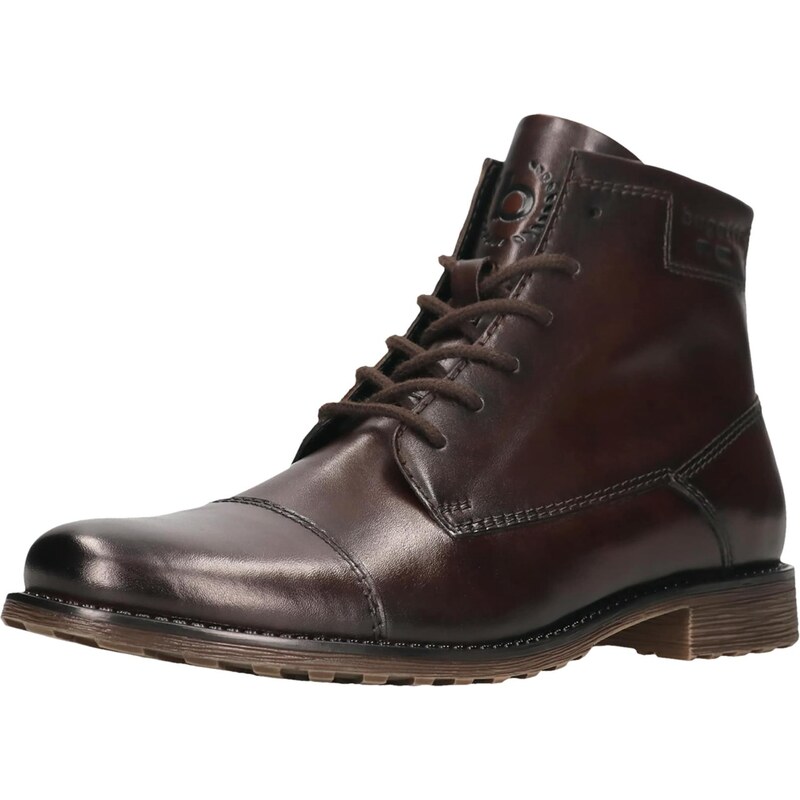 bugatti Šnurovacie čižmy tmavohnedá 66916719