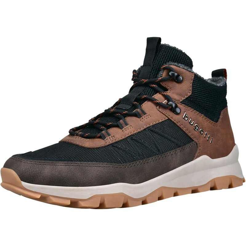 bugatti Šnurovacie čižmy hnedá / mokka / čierna 66916728