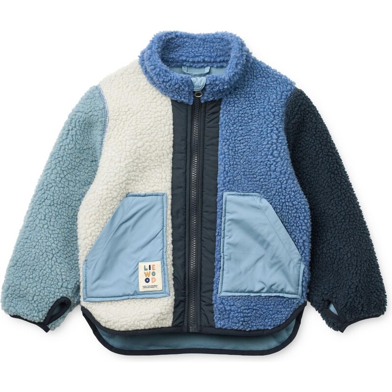 Liewood Flisová bunda Noam Pile námornícka modrá / kráľovská modrá / 66916275