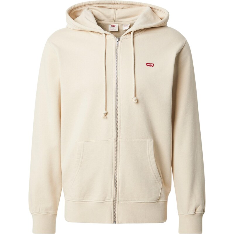 LEVIS Tepláková bunda Original Zip-Up Hoodie béžová 66935725