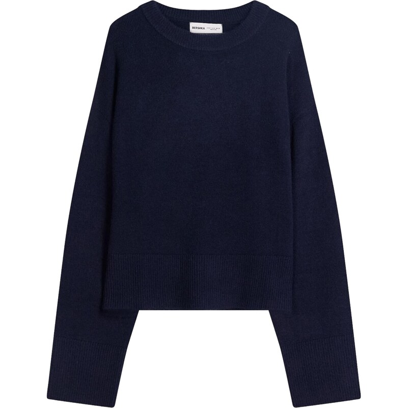 Bershka Sveter tmavomodrá 66916509