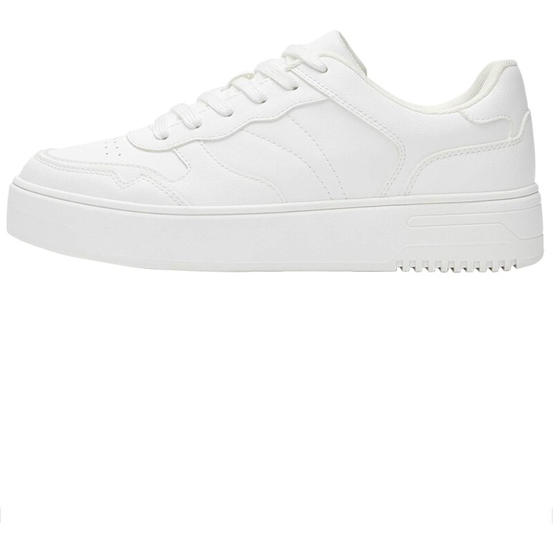 Pull&Bear Nízke tenisky biela 66916553