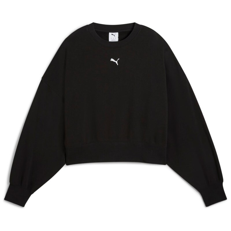 Puma Wardrobe Essential Over-Oversized Crew TR black 66914386