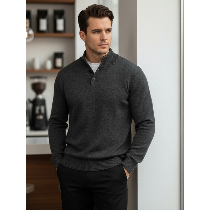 DStreet Pánsky sveter na zapínanie 66914609