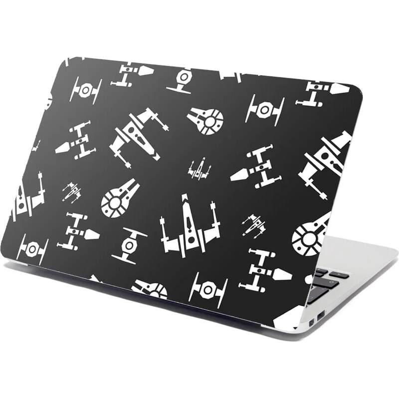Sablio Samolepka na notebook Star Wars Vesmírne lode Pattern 65112441