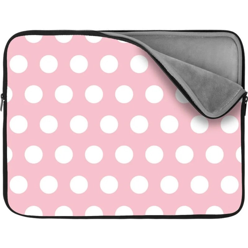 Sablio Obal na notebook Biele bodky 65426992