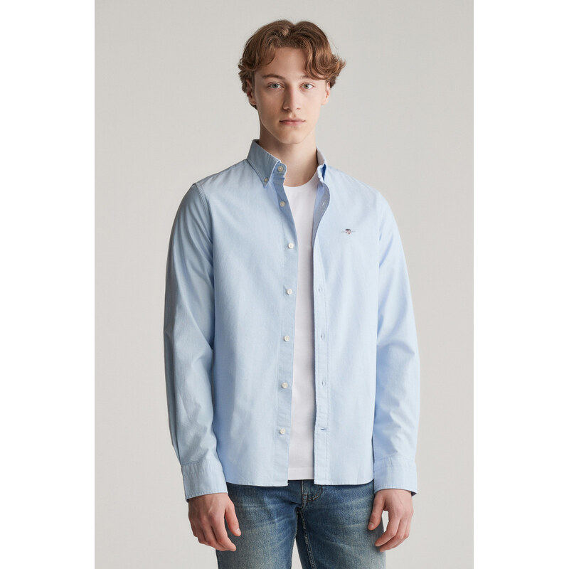 KOŠEĽA GANT SLIM OXFORD SHIRT LIGHT BLUE 49041237