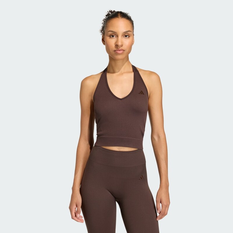 Adidas Tričko Workout Essentials Knit Halterneck 66921849