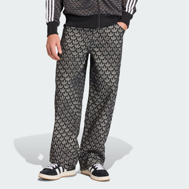 Adidas NOHAVICE DENIM LOOSE MONOGRAM PANTS 66921954