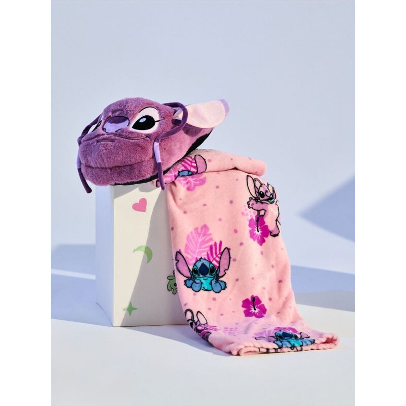Sinsay - Deka a ohrievač nôh Lilo & Stitch - ružová 66915942
