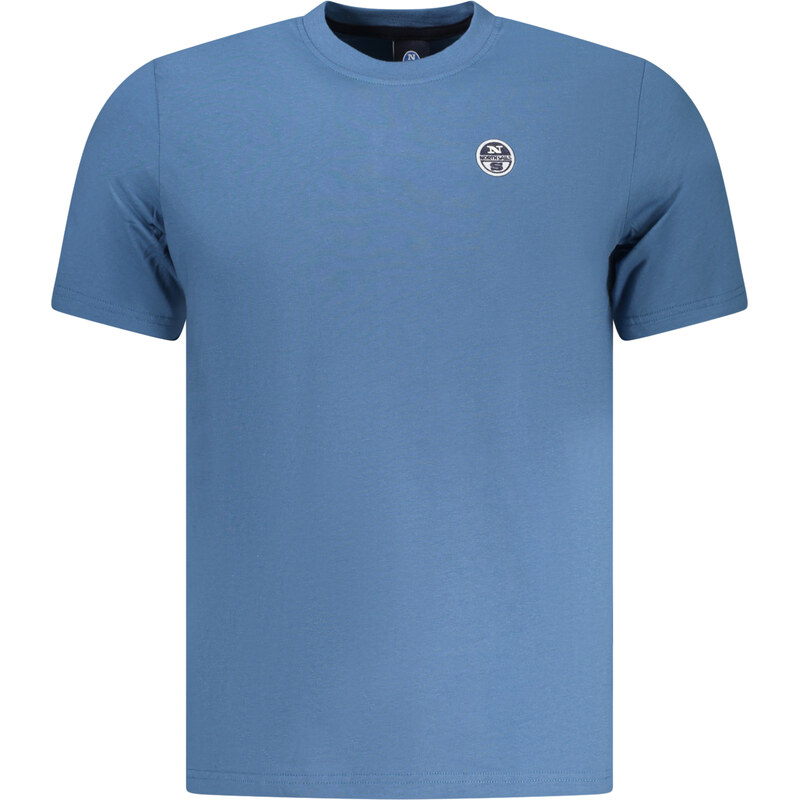 North Sails Modré pánske tričko s krátkym rukávom 66927868