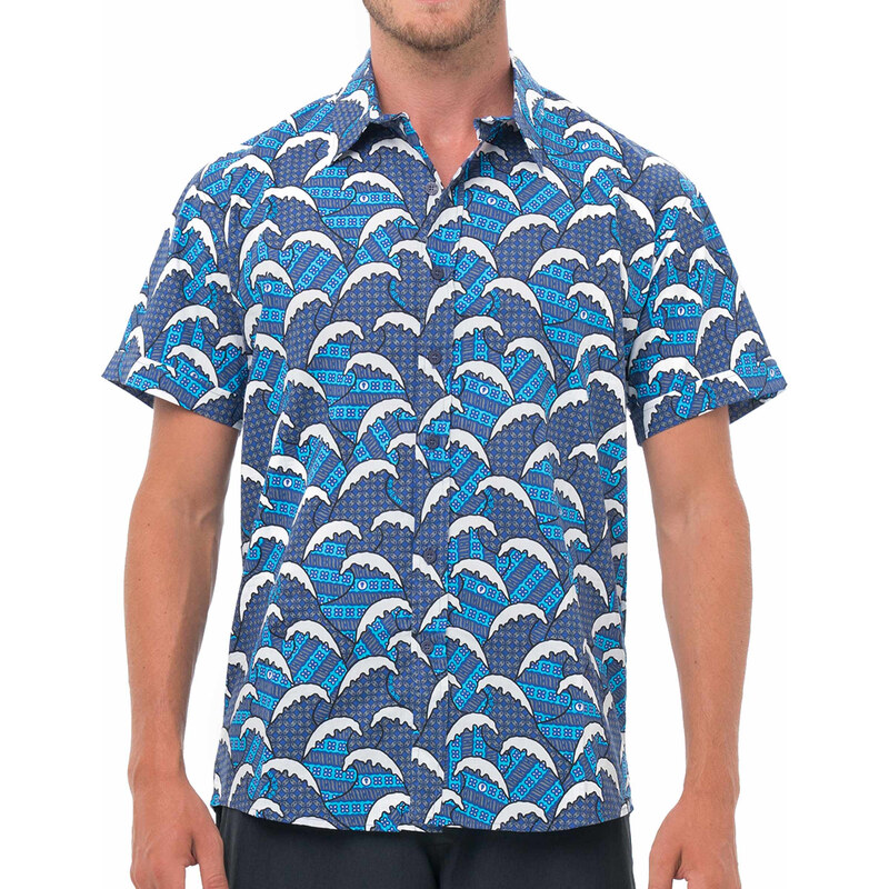 Pánska košile 69SLAM BATIK WAVE (MFHBTV-BL) 66924828