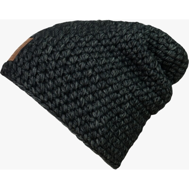 DOKE Merino háčkovaná čiapka Future black 47740525