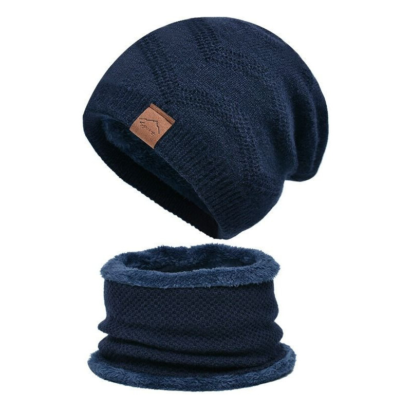 Cixi Zimný set 2v1 nákrčník a čiapka Šport Modrý 65228202