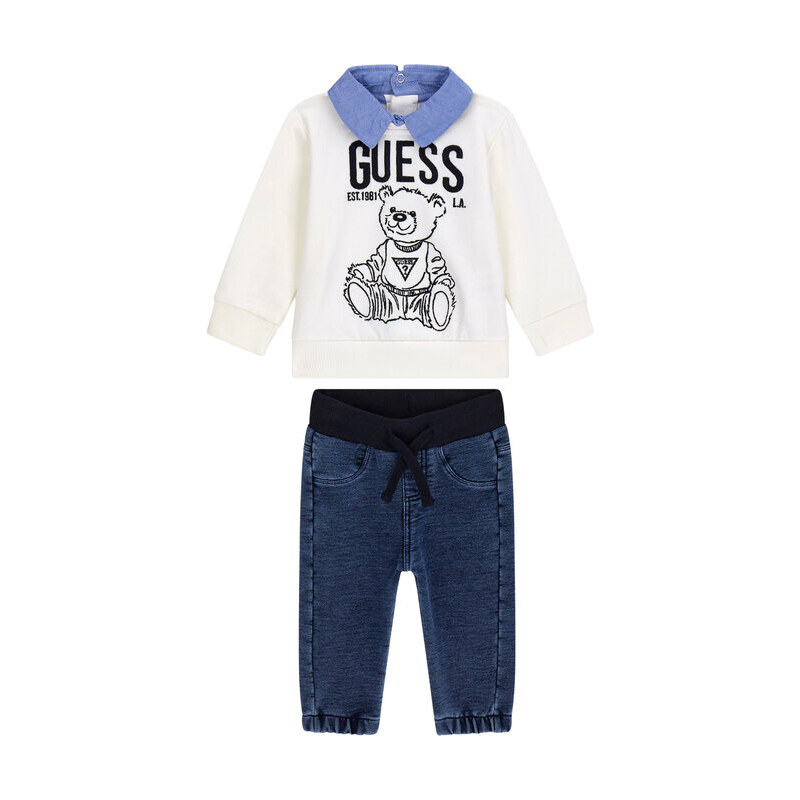 Súprava mikina a látkové nohavice Guess 66926636