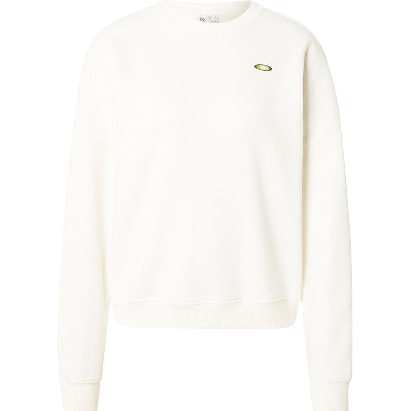 PIECES Mikina PCFAST krémová / kiwi / svetloružová / biela 65923073