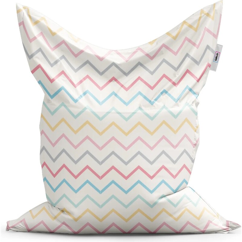 Sablio Sedací vak ŠestiFarebné čmáranice 65096533