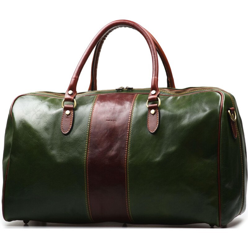 Blaire Kožená cestovná taška Taylor zelená 66532740