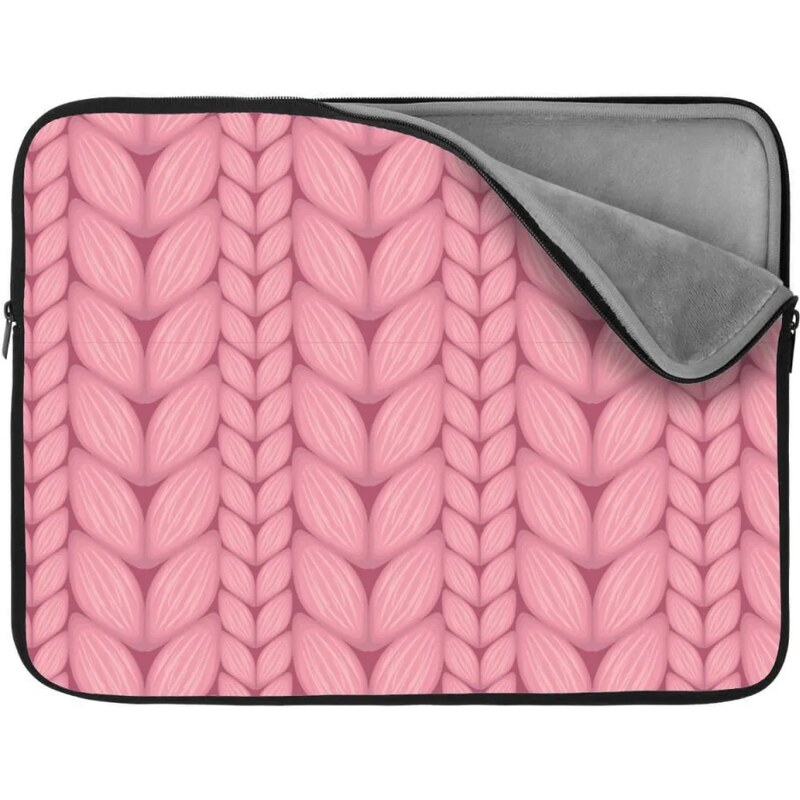 Sablio Obal na notebook Ružové pletenie 65430308